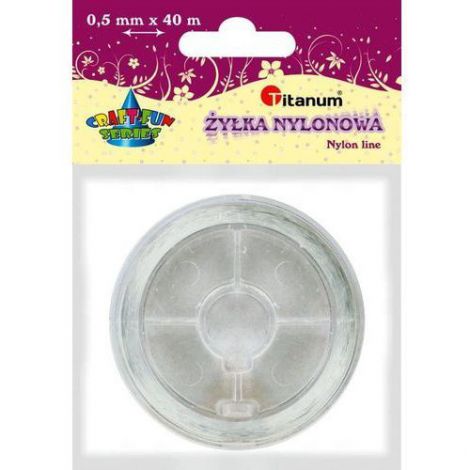 Żyłka nylonowa Titanum 0.5mm x 40m